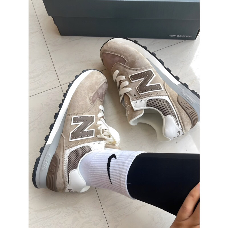 New balance 574 nâu sữa giày chính hãng nam&nữ