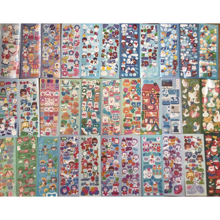 Set sticker dễ thương random mẫu trang trí sổ và toploader card ảnh idol