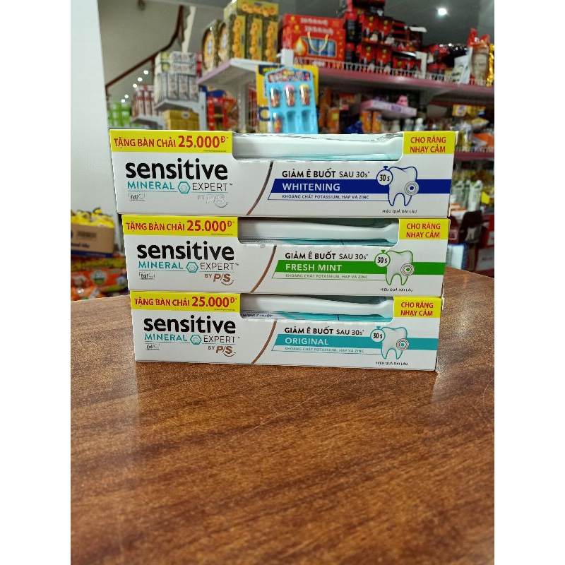 Kem đánh răng giảm ê buốt sensitive hộp 100 g