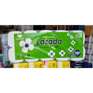 Giấy vệ sinh Laza 10 cuộn x 3 lớp