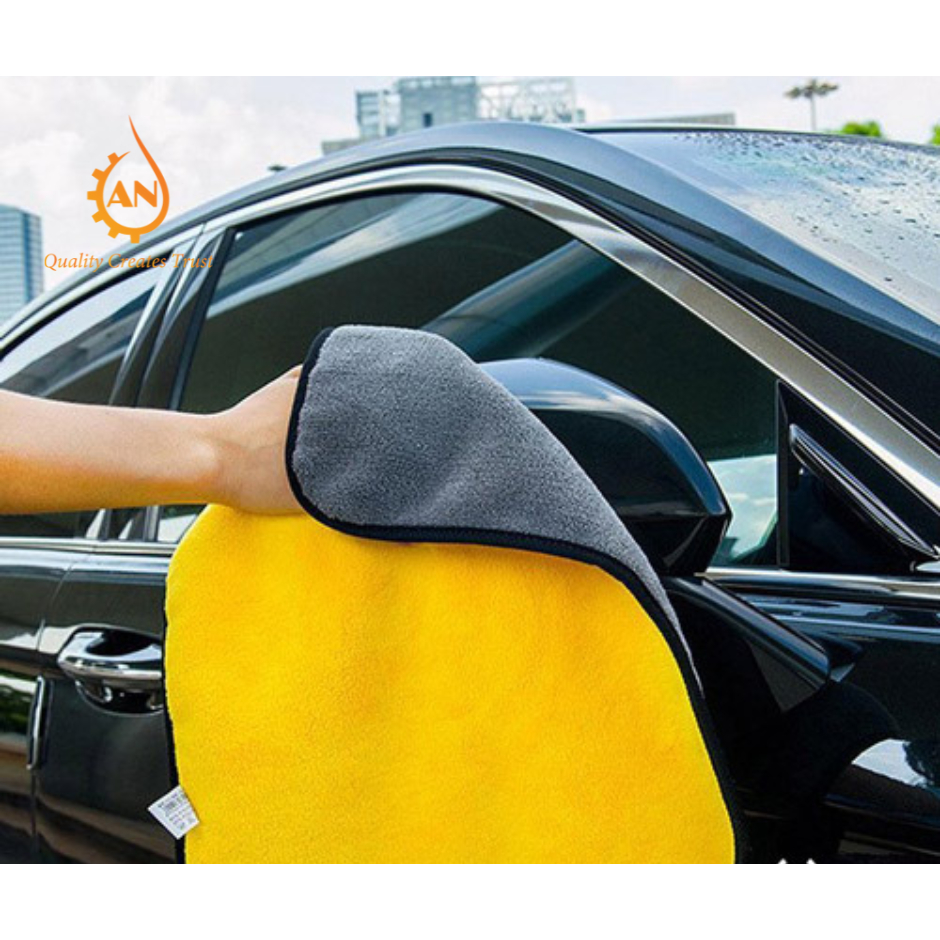 Khăn Lau Xe Ô Tô, Khăn Lau Bếp Đa Năng Chuyên Dụng Cao Cấp - Khăn Lau Xe 2 Lớp, Thấm Hút Nước Tốt