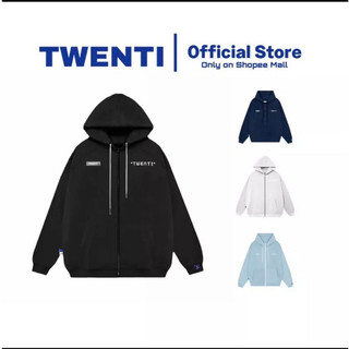 Áo khoác nỉ, áo hoodie zip twenti nỉ cotton cao cấp đủ tag