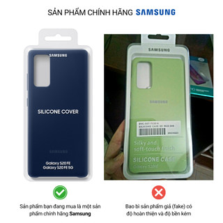 [Chính hãng] Ốp Silicone Cover dành cho Galaxy S20 FE (Phiên bản S20 Fan Edition)