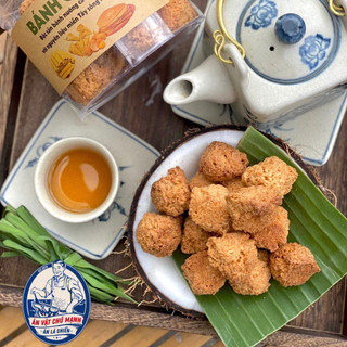 Bánh Bông Dừa Sầu Riêng - Ăn Vặt Chú Mạnh