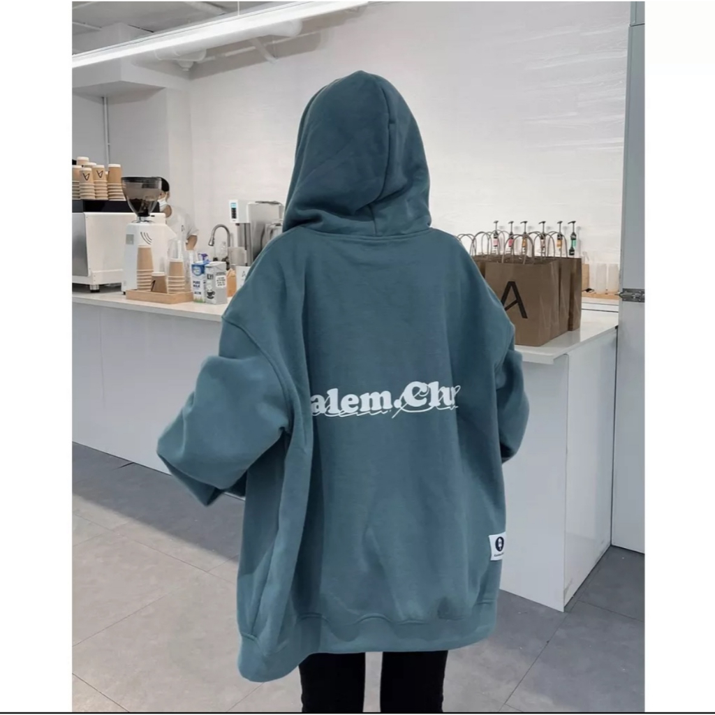 Áo Khoác, Áo Hoodie Zip Nỉ Bông Cotton  CALEM.CLUB Nhiều Màu Form Rộng Unisex Cho Nam Nữ