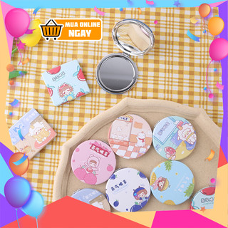 [HSP81] Gương trang điểm cầm tay 2 mặt mini gấp gọn tiện lợi 💫⭐[SIÊU XINH][SIÊU TIỆN🔥💥Gương gấp gọn Mini siêu tiện