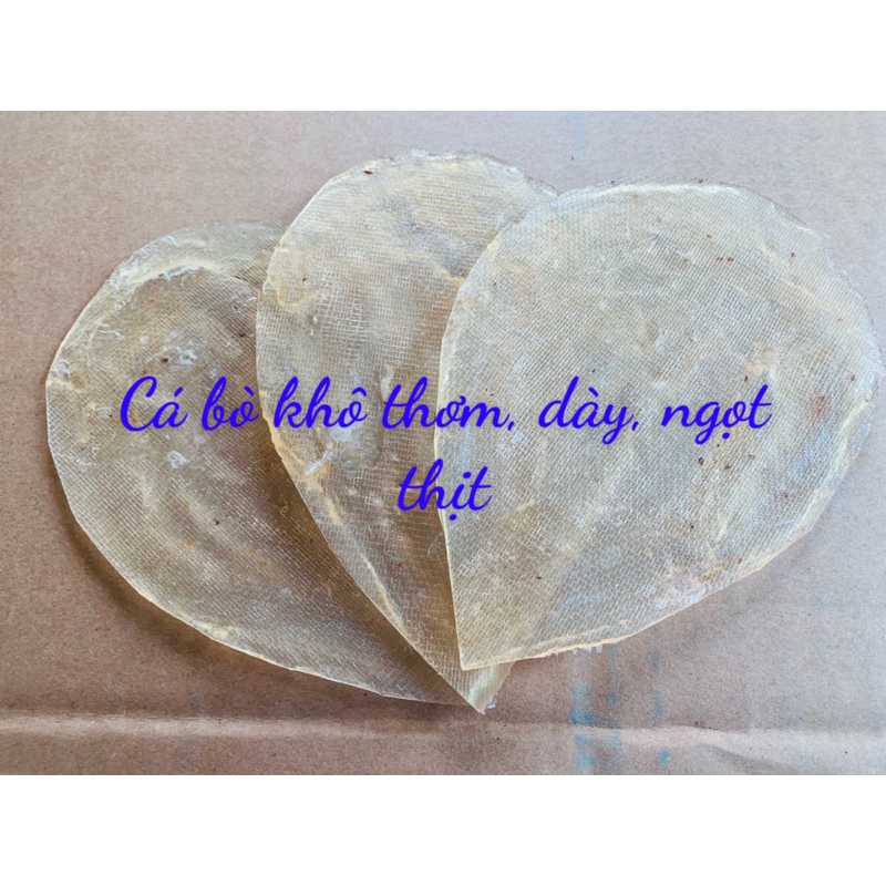 Cá bò khô thơm ngon, dày thịt (Hút chân không)