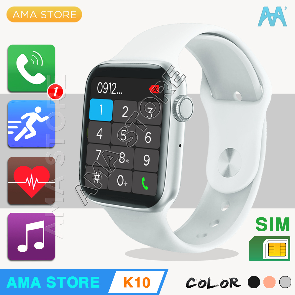 Đồng hồ Thông Minh AMA Watch K10 Gắn SIM độc lập Dành cho Mọi lứa tuổi Hàng nhập khẩu