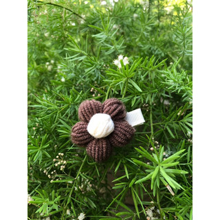 Kẹp tóc hoa len-kẹp mỏ vịt handmade-phụ kiện tóc