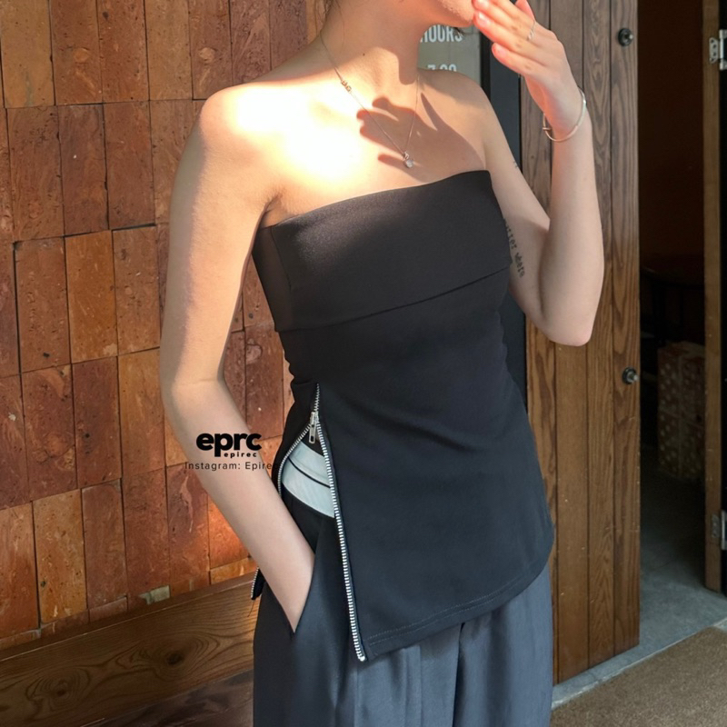 Áo quây ống khoá kéo 2 bên