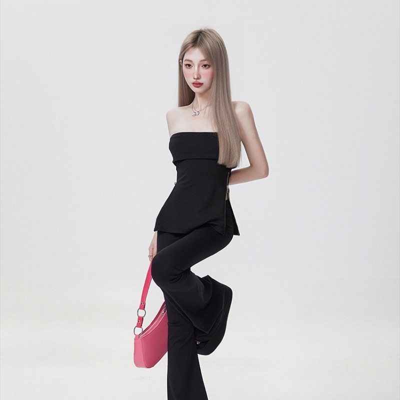 Áo quây ống khoá kéo 2 bên