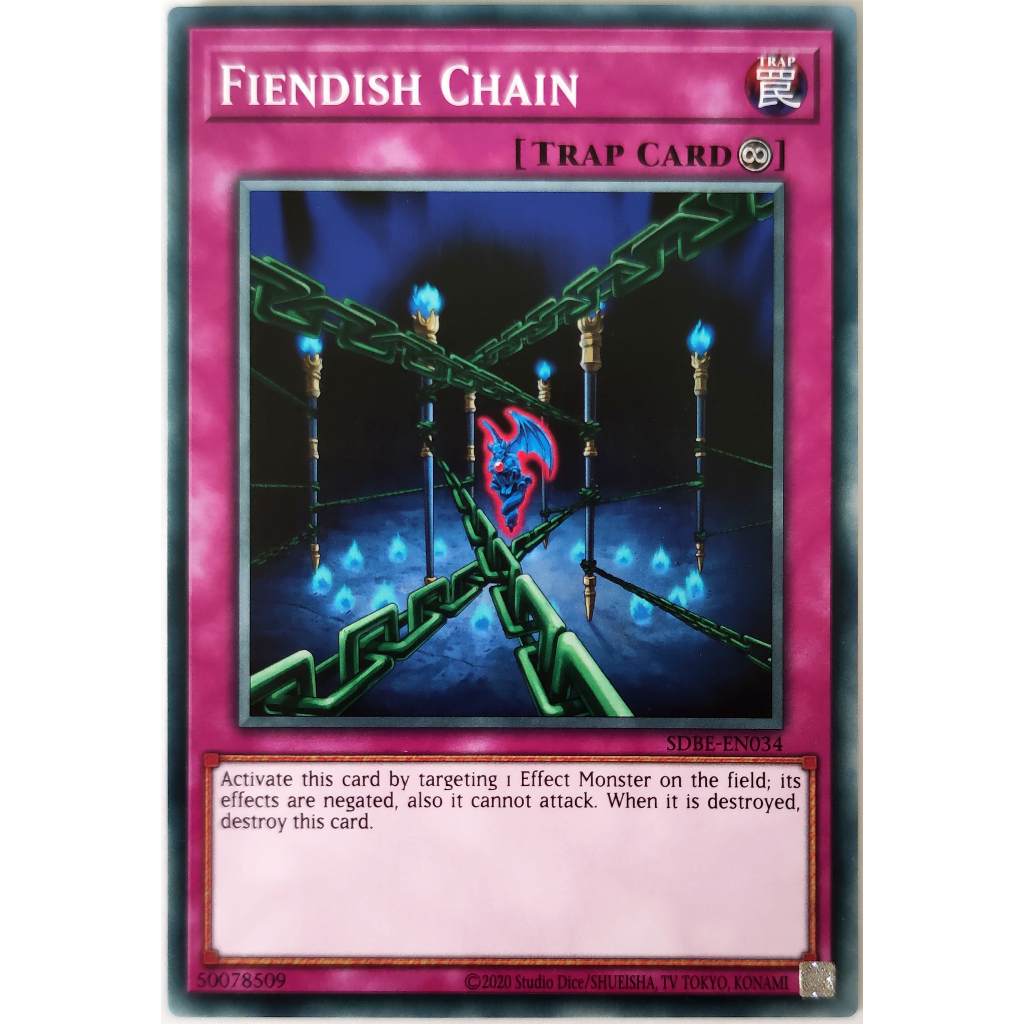 [Thẻ Yugioh] Fiendish Chain |EN| Common