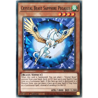 [Thẻ Yugioh] Crystal Beast Sapphire Pegasus |EN| Common