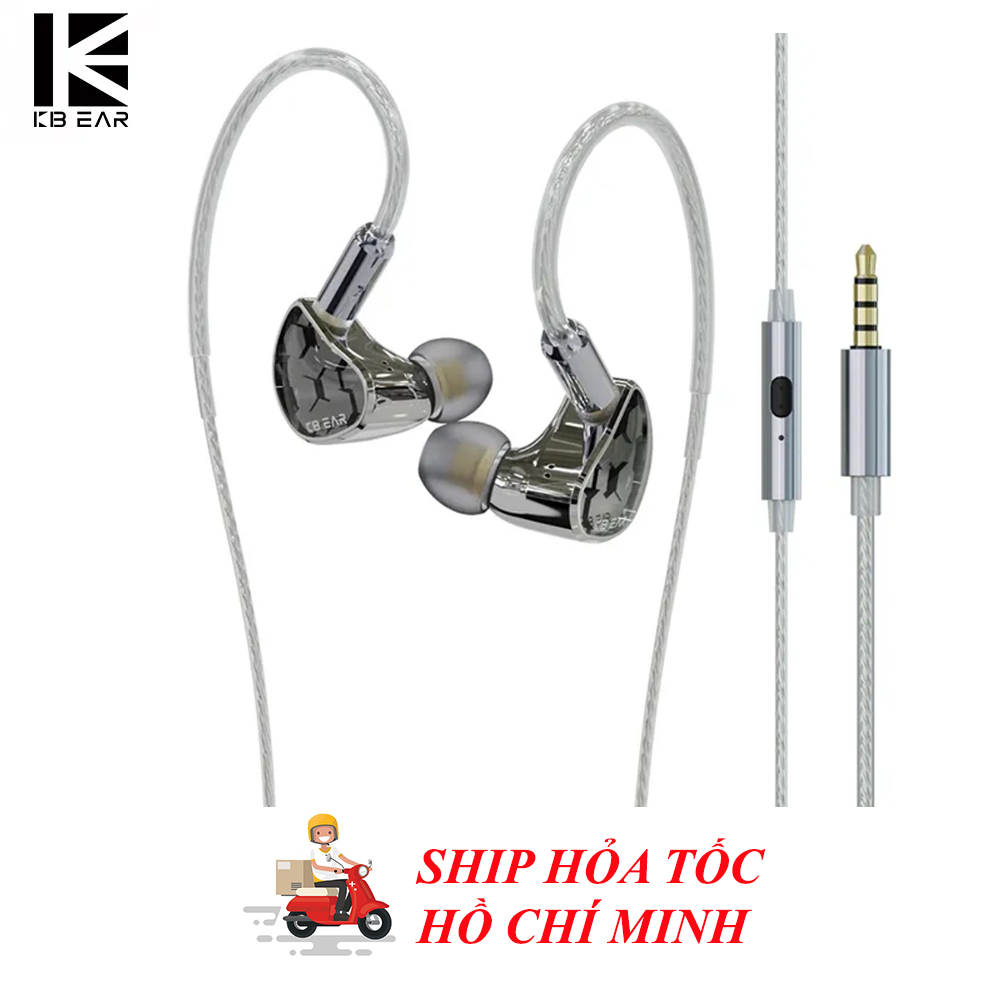 Tai nghe Driver Dynamic KBEAR XUANWU, Âm chi tiết tốt, thiết kế đẹp