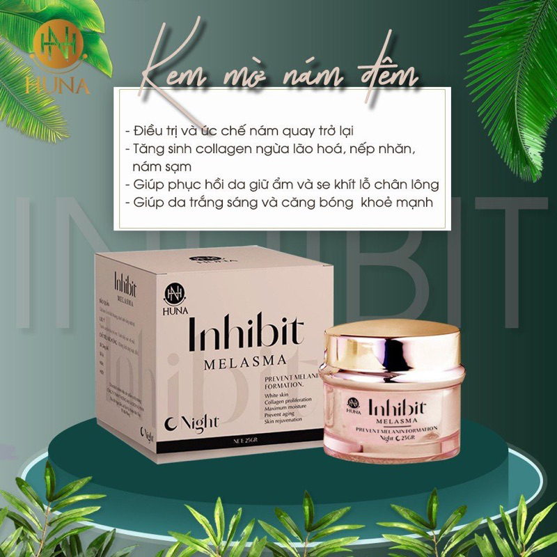 Kem inhibit melasma ngày hoặc đêm