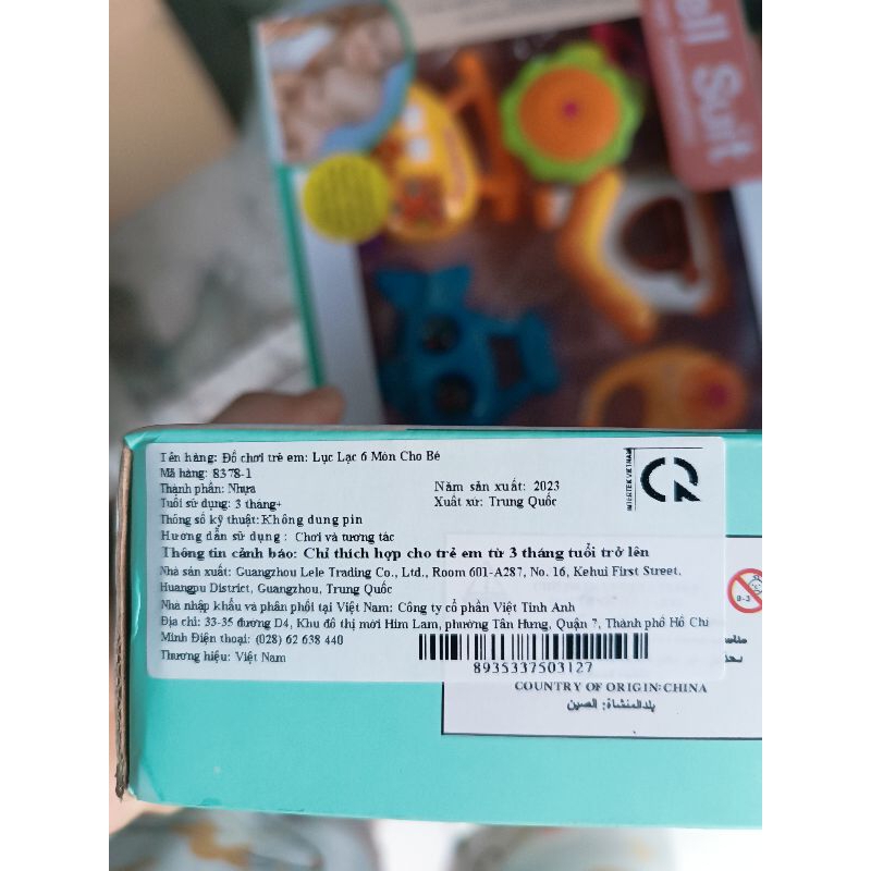 Đồ chơi trẻ em lục lạc 6 món cho bé quà tặng Huggies