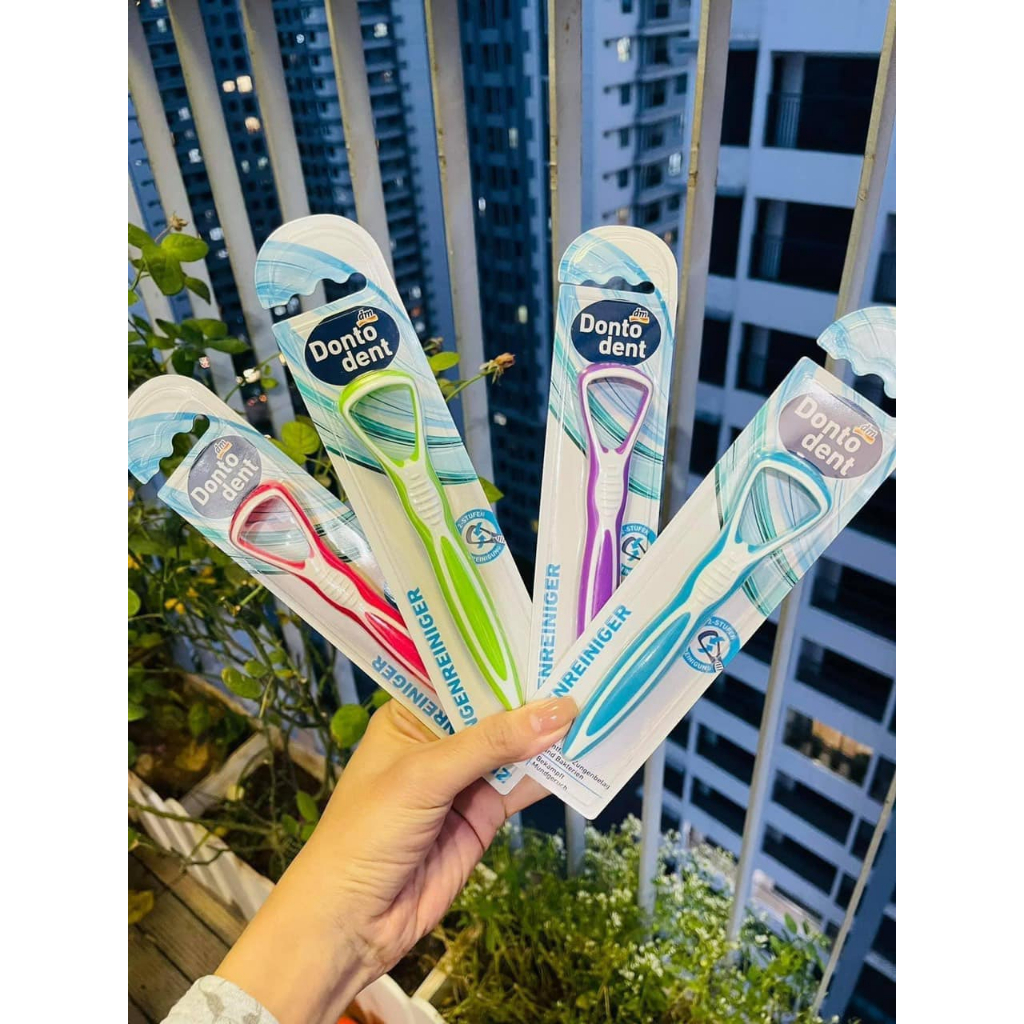 (Nội địa  Đức) Dụng cụ cạo lưỡi Dontodent