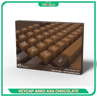 Keycap akko asa / pbt / doubleshot / chocolate - 178 nút