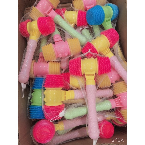 Đồ Chơi Búa Đập Nhựa Hơi Kêu Chip Chip Cho Bé Và Người Lớn