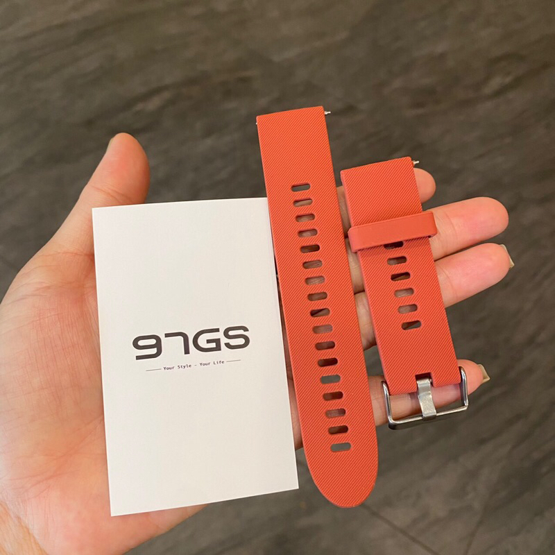 Dây đồng hồ silicone size 20mm, 22mm