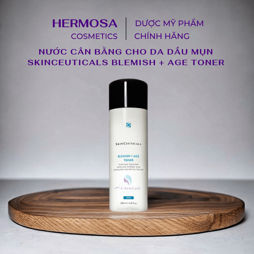 Nước cân bằng cho da dầu mụn SkinCeuticals Blemish + Age Toner