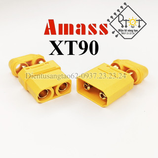 [ DTST62 ] Jack Amass XT90 mạ Vàng nối nguồn điện cho thiết bị điện công suất lớn XT90H Quad Drone RC