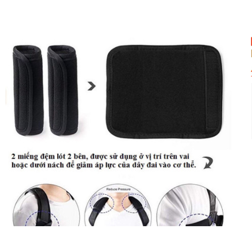 Đai chống gù lưng bảo vệ vòng 1 nam nữ GOLD FIT