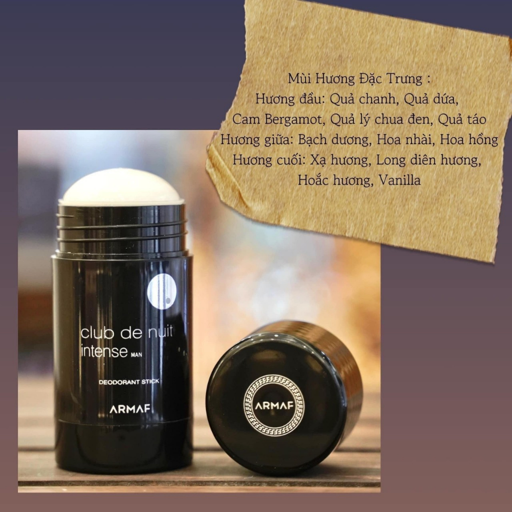 Lăn nách nước hoa Club De Nuit Woman & Man 75ml