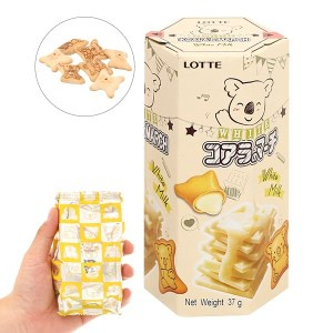Hộp Bánh Gấu Vỏ Và Nhân Socola Lotte Koala's March Hộp 37g