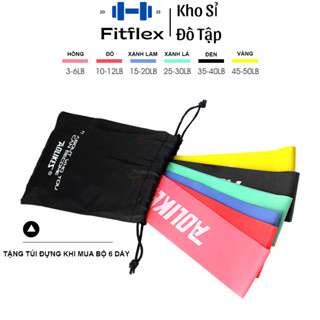 Bộ 6 Dây Mini Band Cao Su Kháng Lực Aolikes A-3601