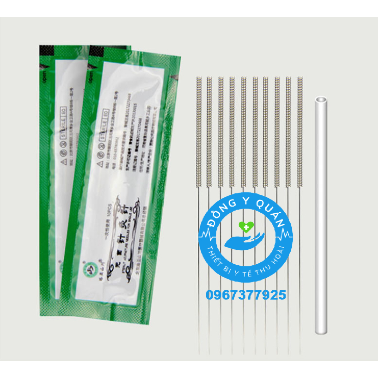 Kim châm cứu Lạc Á- hộp 500 kim- Đóng túi- siêu rẻ- sắc bén- Đủ kích thước