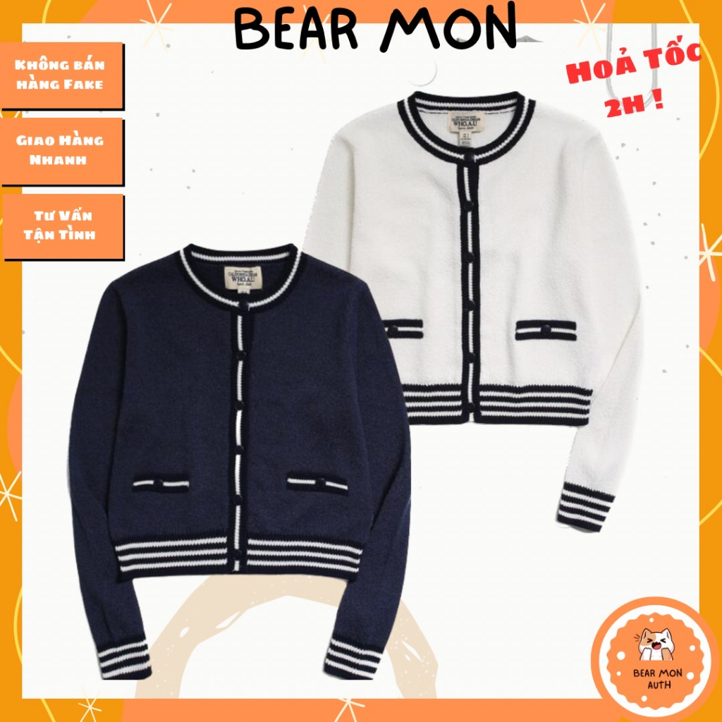 Áo Khoác Len WHO.A.U Bookle Cardigan / Whckd2371F