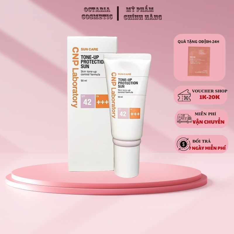Kem Chống Nắng CNP Laboratory ,CNP Laboratory tone up Protection Sun SPF 42 PA+++, nâng tone tự nhiên , kiềm dầu