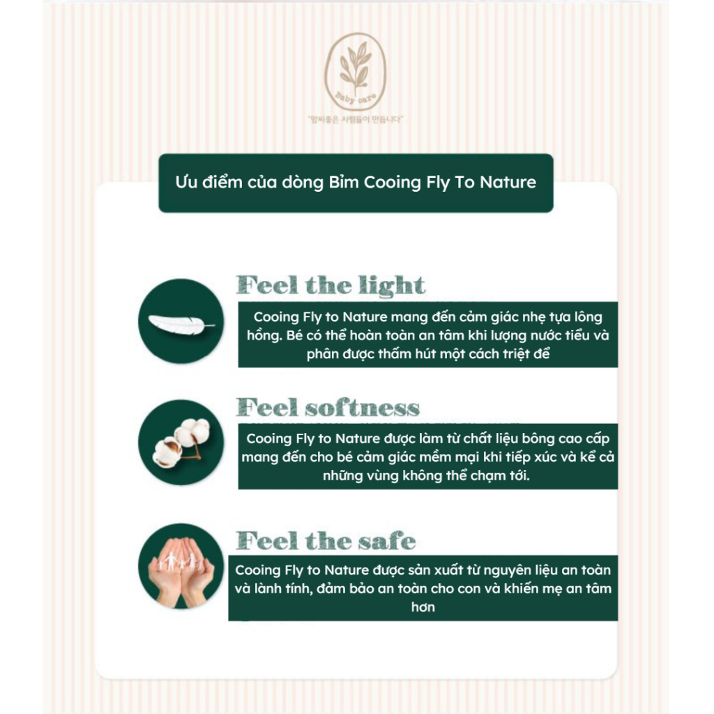 Bỉm Tã Dán/ Tã Quần Cooing Nội Địa Hàn Quốc Thấm Hút Bỉm Đêm Cho Bé Thông Thoáng Size Dán M-30/L-26M/Quần XL-22M