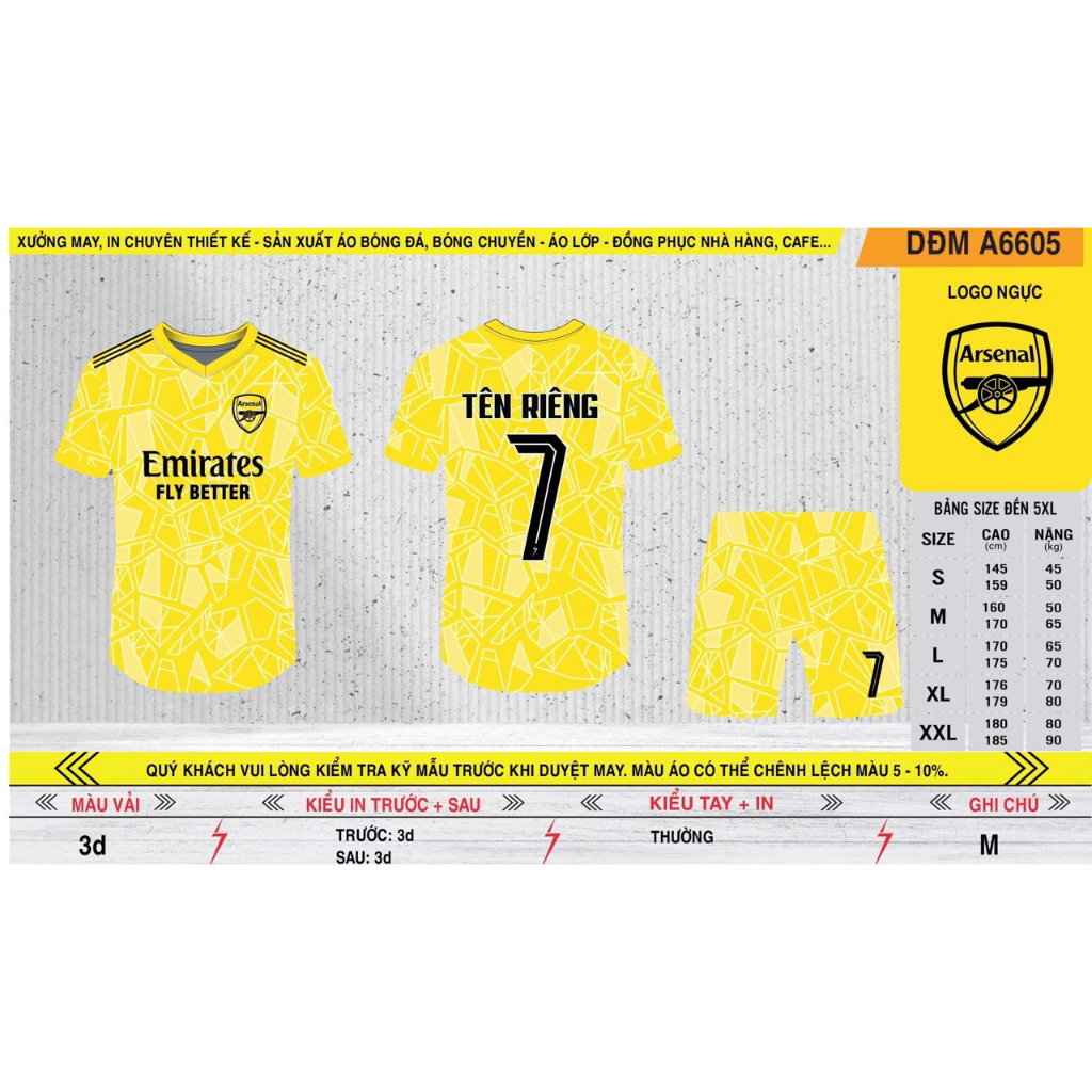 Bộ quần Áo Thủ Môn CLB vải Fed Thái cao cấp, thoáng mát thấm hút mồ hôi tốt