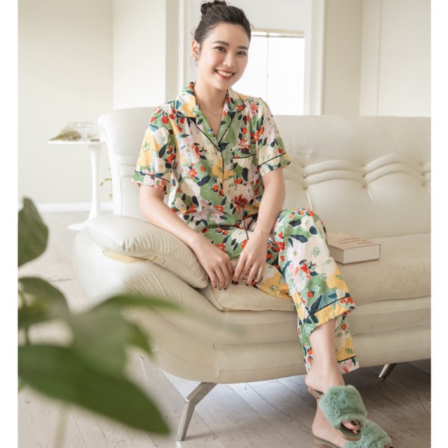 [Out of stock] VIBES Đồ bộ Pijama Dài Clover Long Py Set