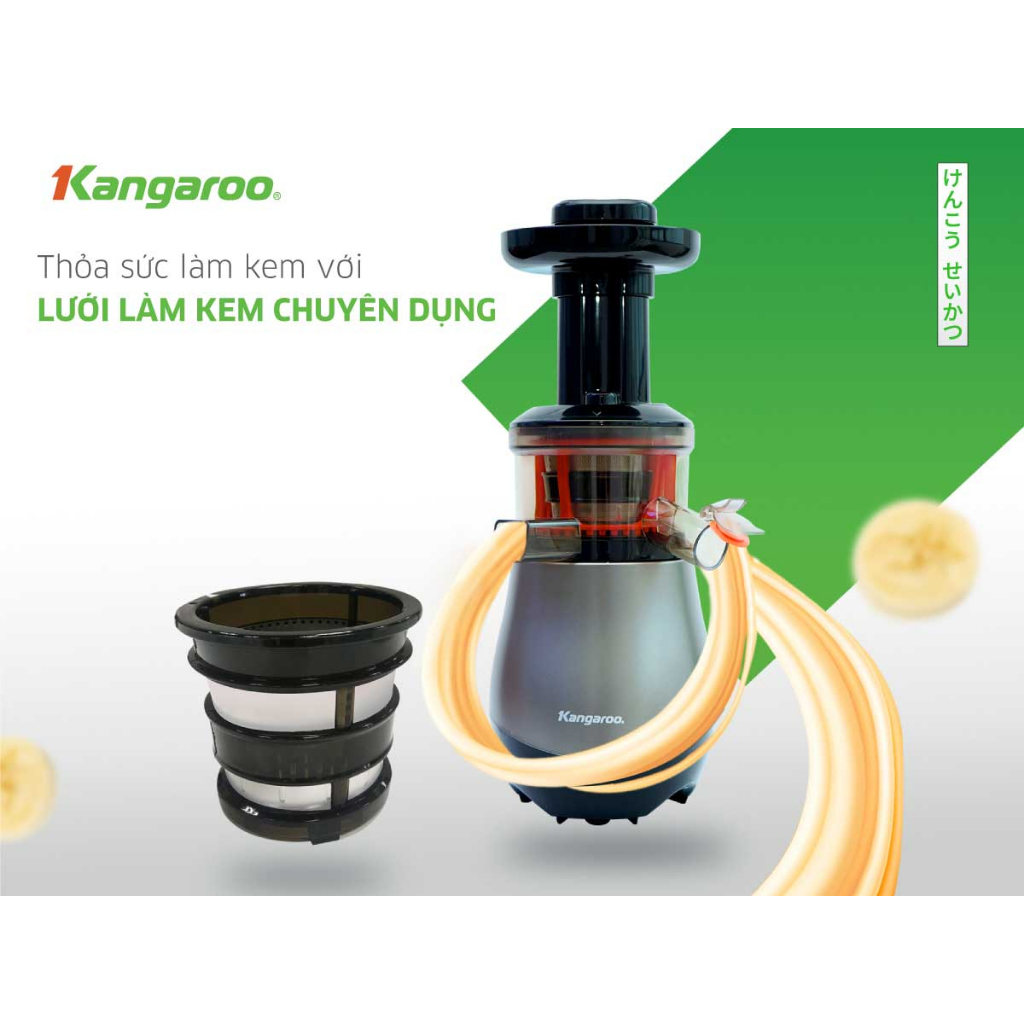 Máy ép chậm Kangaroo KG150SJ công suất 150W   BẢO HÀNH CHÍNH HÃNG 12 THÁNG