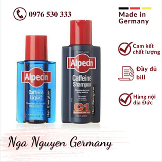 Dầu gội dưỡng tóc ALPECIN, dầu gội chống rụng tóc và kích thích mọc tóc, cam kết chính hãng- Đầy đủ Bill