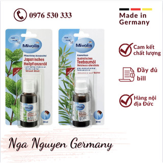 Tinh Dầu Bạc Hà và tinh dầu tràm trà Mivolis Japanisches Heilpflanzenol 30 ml NỘI ĐỊA ĐỨC