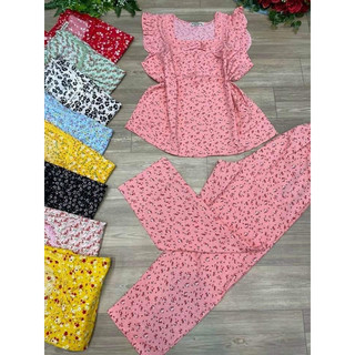 Bộ lụa quần dài 9 tấc. 40-60kg.