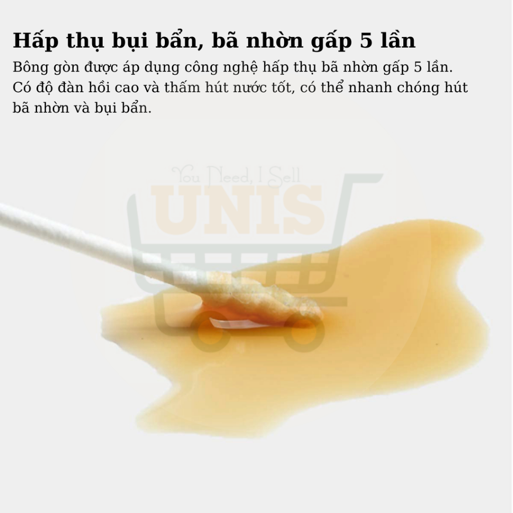 Tăm Bông V-COOOL/MISUTA cao cấp cho bé hộp 200pcs