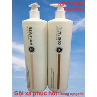 Dầu gội xả dưỡng sinh kosifate keratin complex phục hồi tóc hư tổn chống rụng tóc hương thơm nước hoa mềm mượt 1000ml