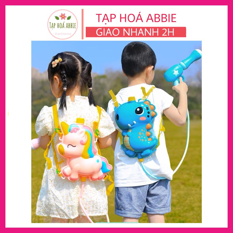 Đồ Chơi Súng Phun Nước Cỡ Lớn Cho Bé Kèm Balo Chứa Nước - Dung Tích 2000ml