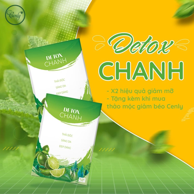 (hàng chính hãng) DETOX CHANH# 30 viên đào thải mỡ giúp giảm cân nhanh
