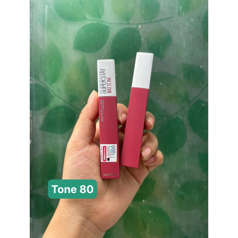Son Kem Lì Maybelline Super Stay Matte Ink 5ml #80 Ruler.Màu hồng đất