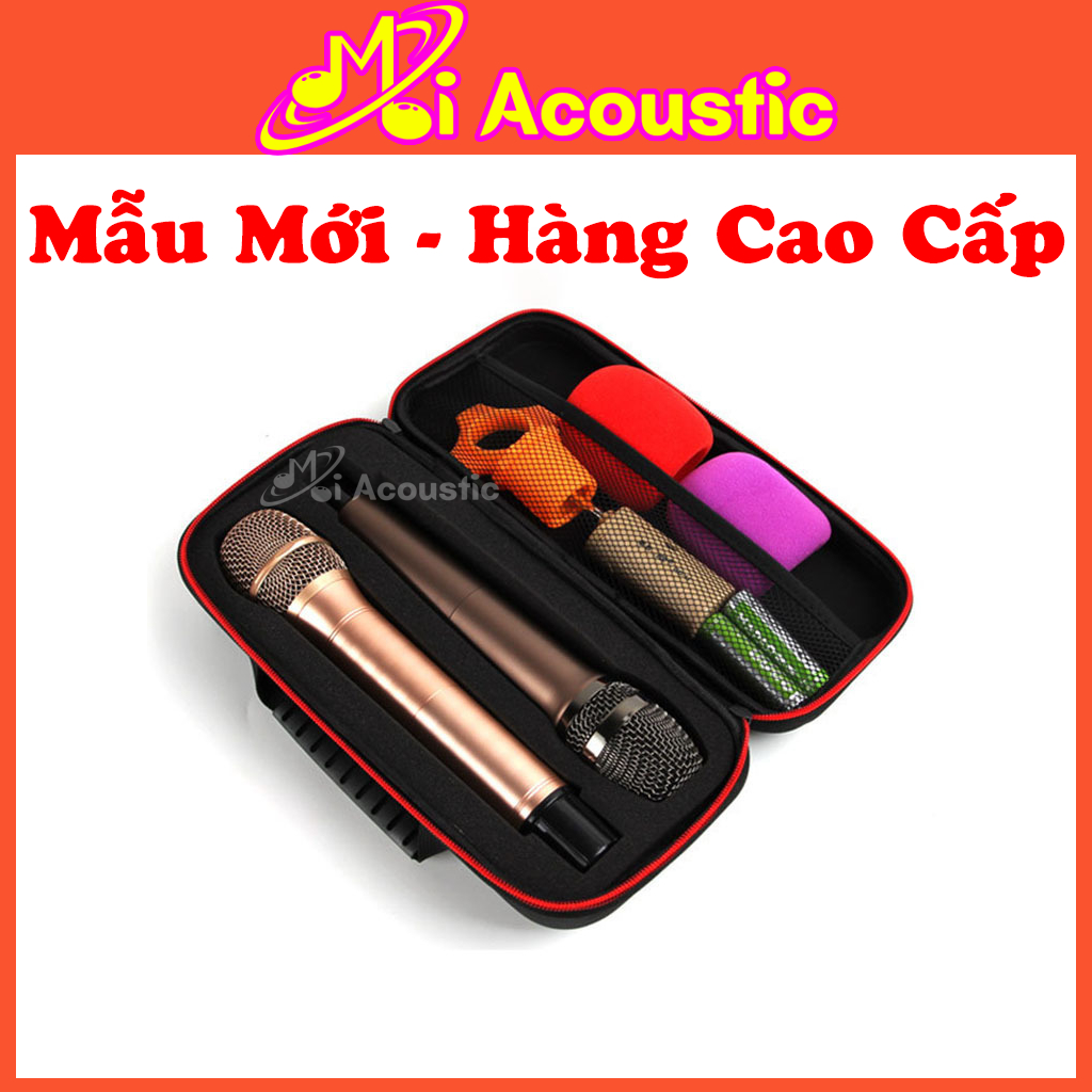 Hộp Đựng Micro Không Dây Mẫu Mới - Túi đựng Mic Karaoke Chống Sốc Và Chống Nước