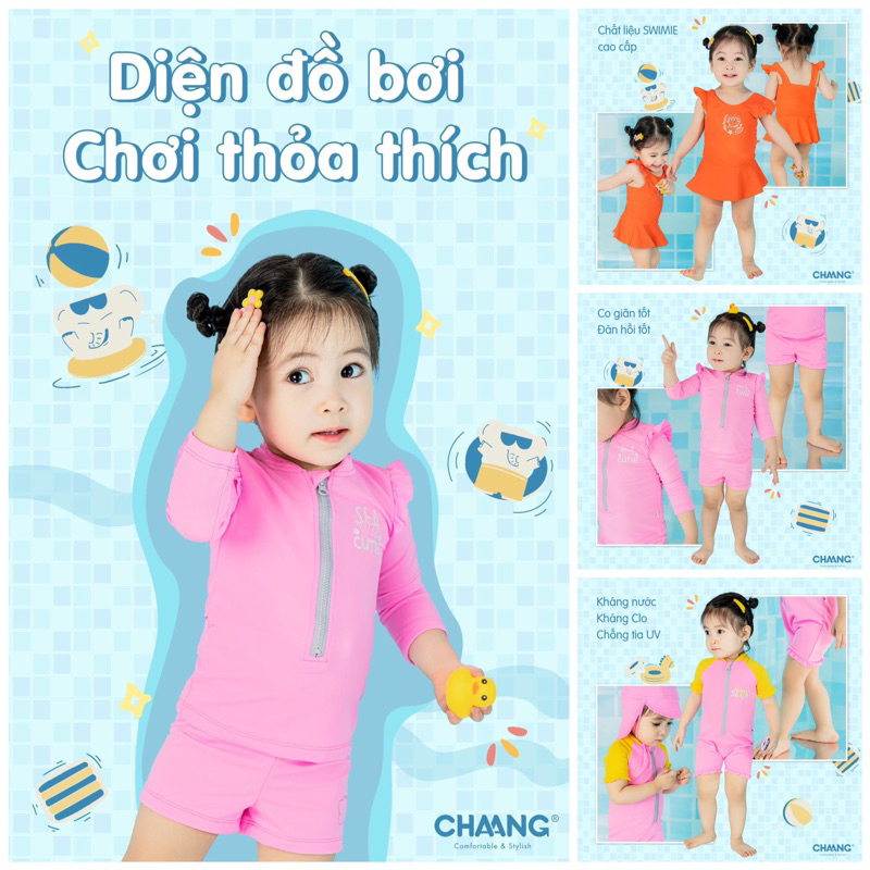 Chaang bộ đồ bơi cho bé SS2023D05