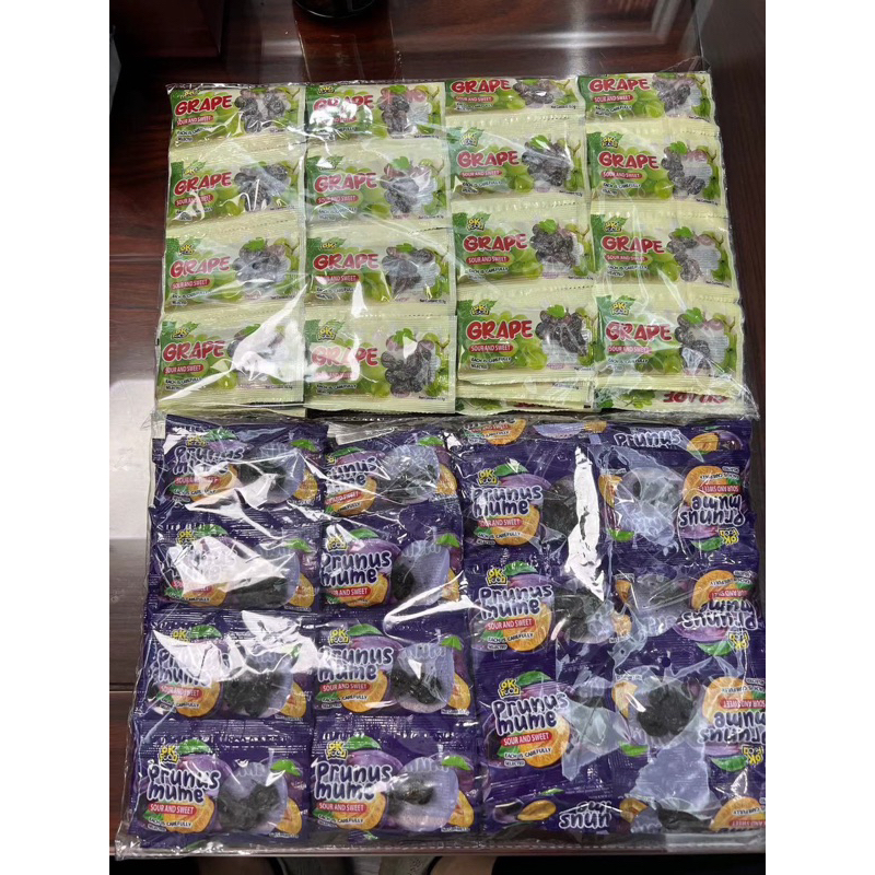 Ô mai táo tím- ô mai nho 70 k/1 bịch 100 gói