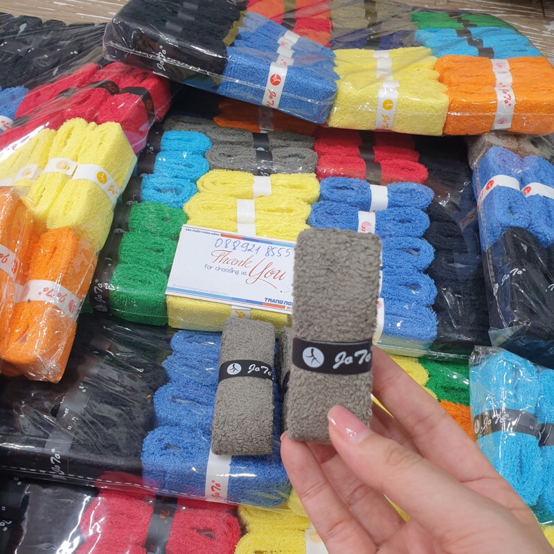 Quấn cán vợt JOTO cầu lông bằng vải - Cuốn Cán Vải Joto- Hàng Chính Hãng nhiều mầu