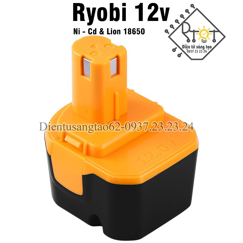 Vỏ pin Ryobi 12v Ni-Cd